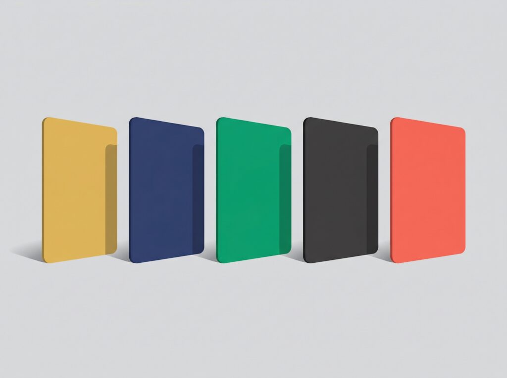 Comparison of five top rewards credit cards of 2026 ranked side by side by annual fee and return rate