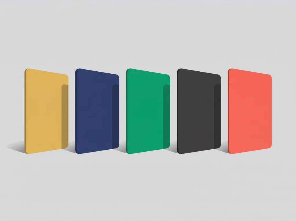 Comparison of five top rewards credit cards of 2026 ranked side by side by annual fee and return rate
